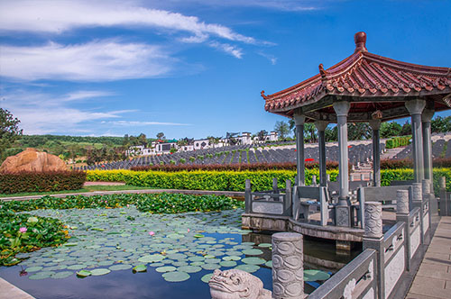 沈陽(yáng)公墓里墓地價(jià)格4900元起的福祿園花園景觀(guān)